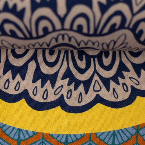 Preview: Canvas Swafing -  Pillow Party 2023 - Bunt/Mint - by Jolijou - Panel